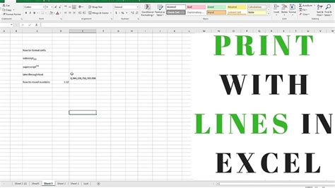 How to Print the Lines in Excel: A Guide with Multiple Perspectives